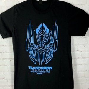 TRANSFORMERS The Last Knight Optimus Prime Time 06.20.17 Graphic Print T-Shirt L